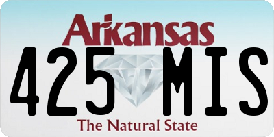 AR license plate 425MIS