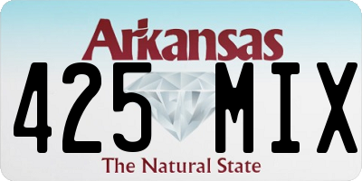 AR license plate 425MIX