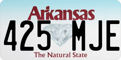 AR license plate 425MJE