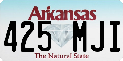 AR license plate 425MJI