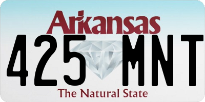 AR license plate 425MNT