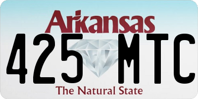 AR license plate 425MTC