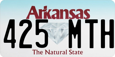 AR license plate 425MTH