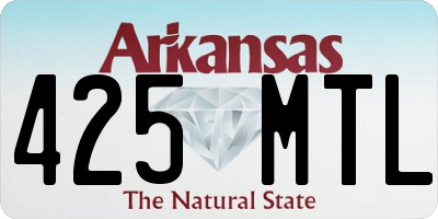 AR license plate 425MTL