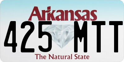AR license plate 425MTT