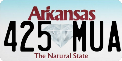 AR license plate 425MUA