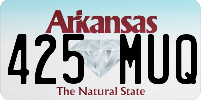 AR license plate 425MUQ