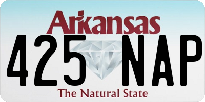 AR license plate 425NAP