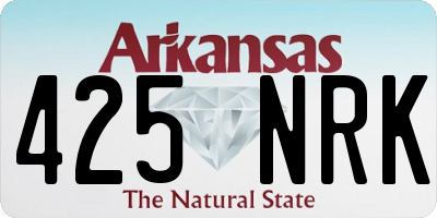 AR license plate 425NRK