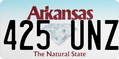 AR license plate 425UNZ