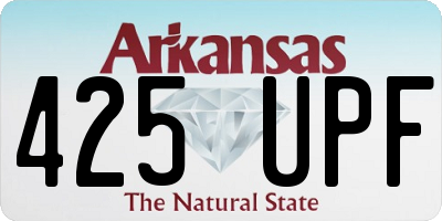 AR license plate 425UPF