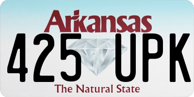 AR license plate 425UPK