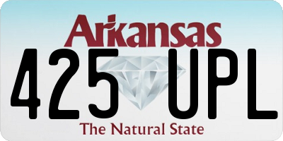 AR license plate 425UPL
