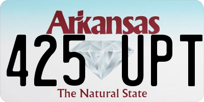AR license plate 425UPT