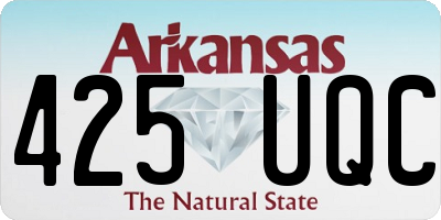 AR license plate 425UQC