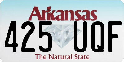 AR license plate 425UQF