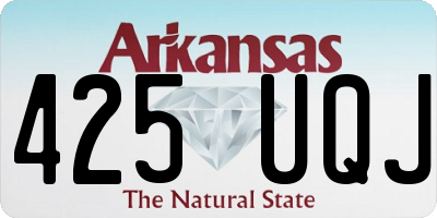 AR license plate 425UQJ