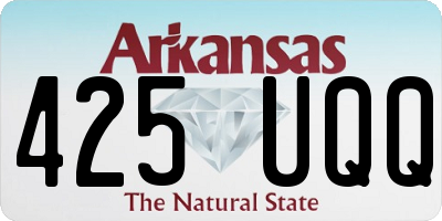 AR license plate 425UQQ