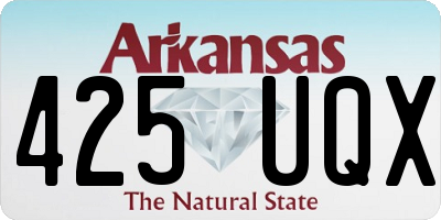 AR license plate 425UQX