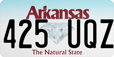 AR license plate 425UQZ