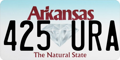 AR license plate 425URA
