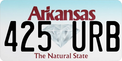 AR license plate 425URB