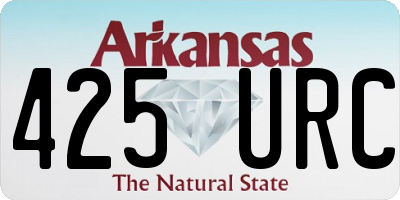 AR license plate 425URC