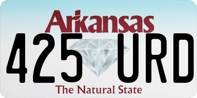 AR license plate 425URD