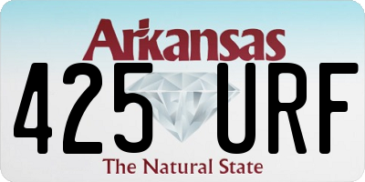 AR license plate 425URF