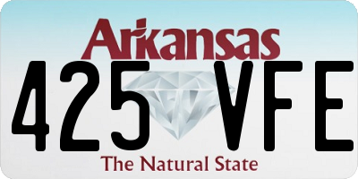AR license plate 425VFE