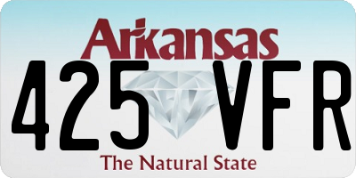 AR license plate 425VFR