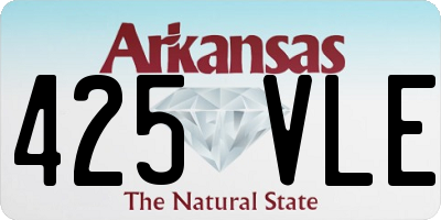 AR license plate 425VLE