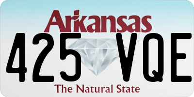AR license plate 425VQE