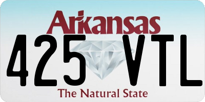 AR license plate 425VTL