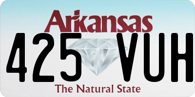 AR license plate 425VUH