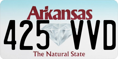 AR license plate 425VVD