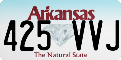 AR license plate 425VVJ
