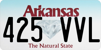 AR license plate 425VVL