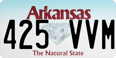 AR license plate 425VVM
