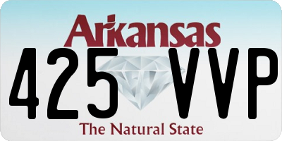 AR license plate 425VVP