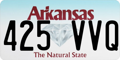 AR license plate 425VVQ