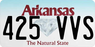 AR license plate 425VVS