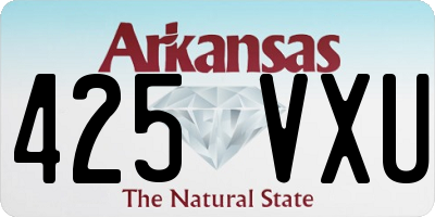 AR license plate 425VXU