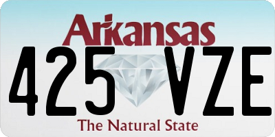 AR license plate 425VZE