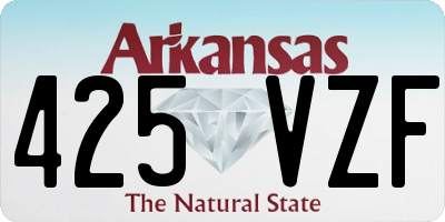 AR license plate 425VZF