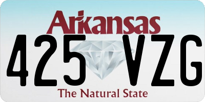 AR license plate 425VZG
