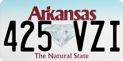 AR license plate 425VZI