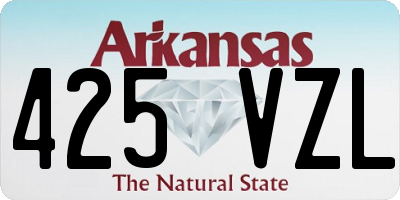 AR license plate 425VZL
