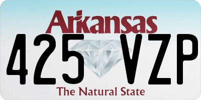 AR license plate 425VZP