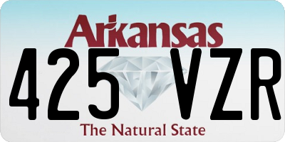 AR license plate 425VZR